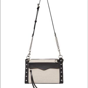 Rebecca minkoff MAB Canvas Crossbody with studs
